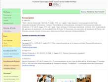 Tablet Screenshot of fondazienda.it